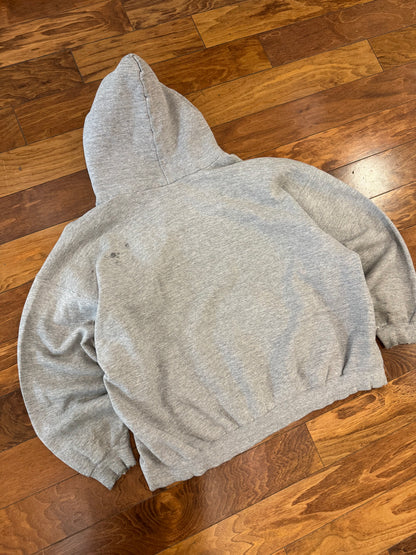 90s Nike Left Chest Swoosh Thrashed Hoodie (XL)