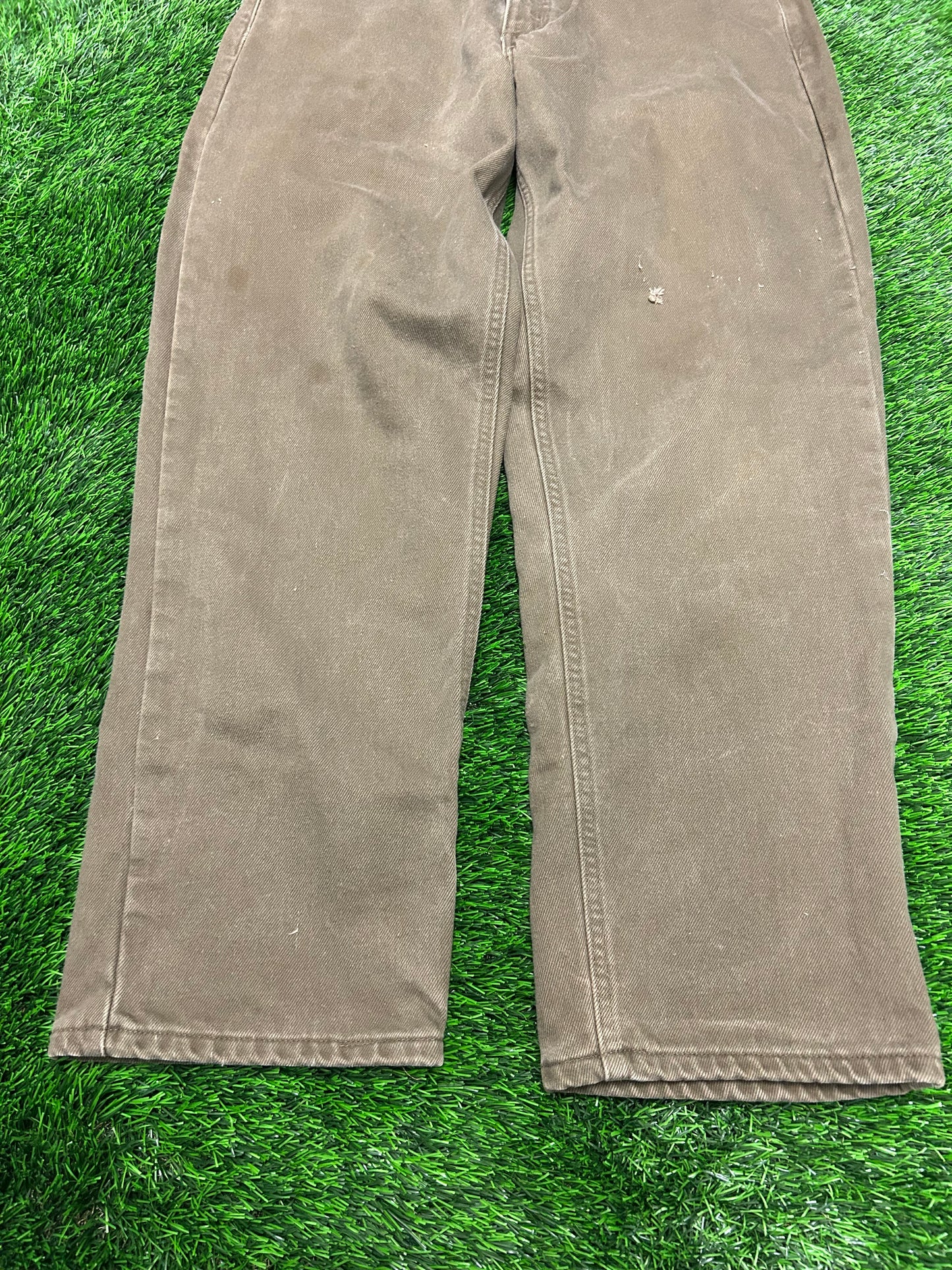 2004 Vintage Carhartt Flannel Lined Ivy Jeans (36 x 30)