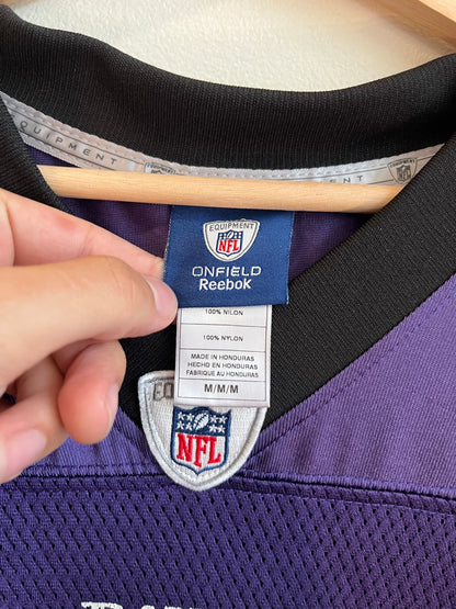 00s Baltimore Ravens Joe Flacco Purple Jersey (M)