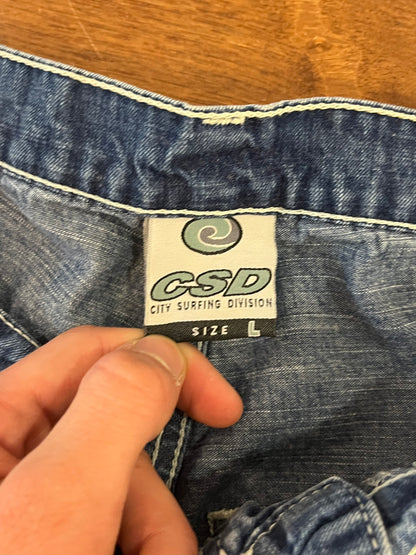 00s CSD Baggy Cargo Jeans (34 x 32)