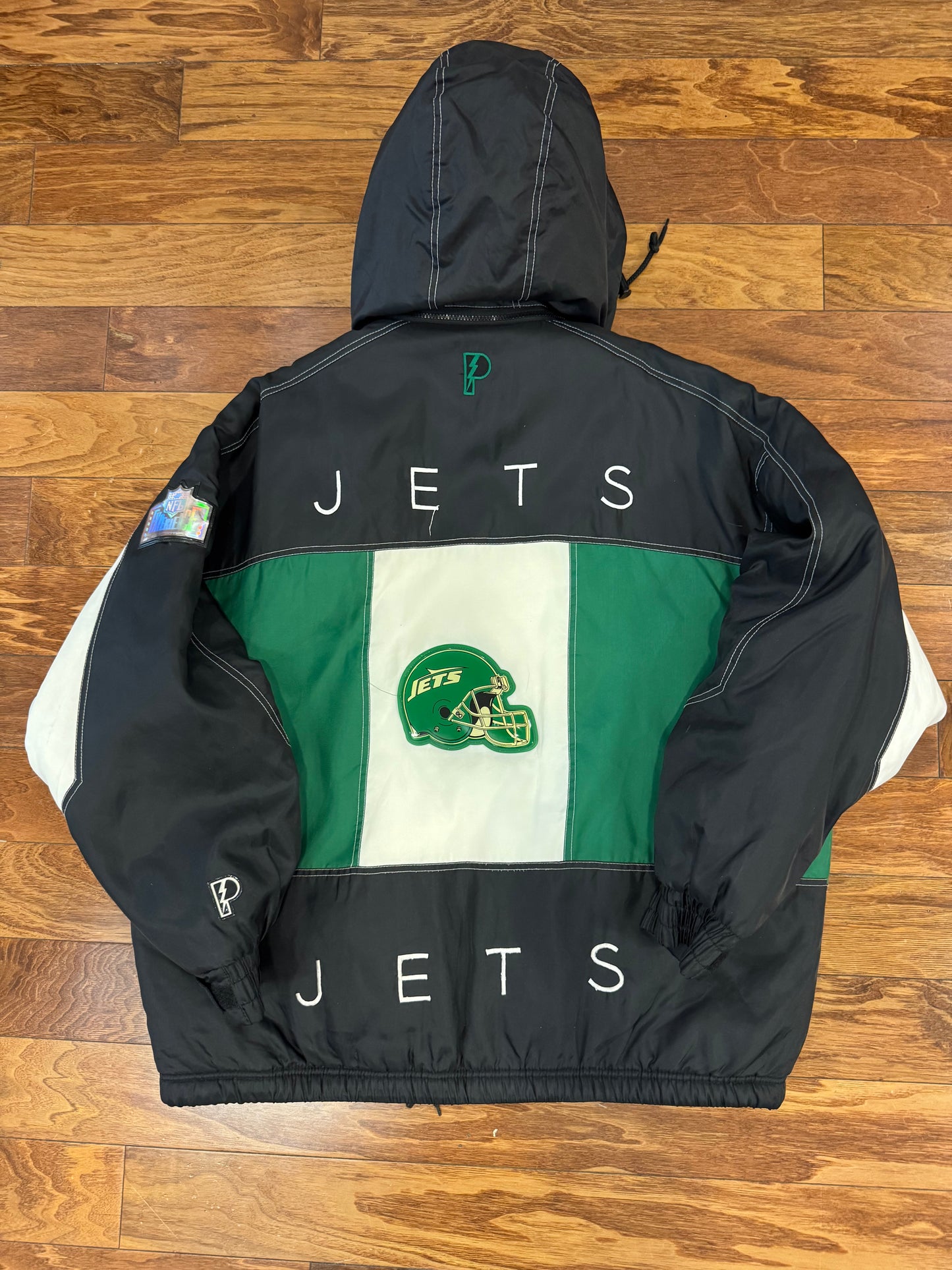 90s New York Jets Vintage Pro Player NFL Puffer Jacket (XL)