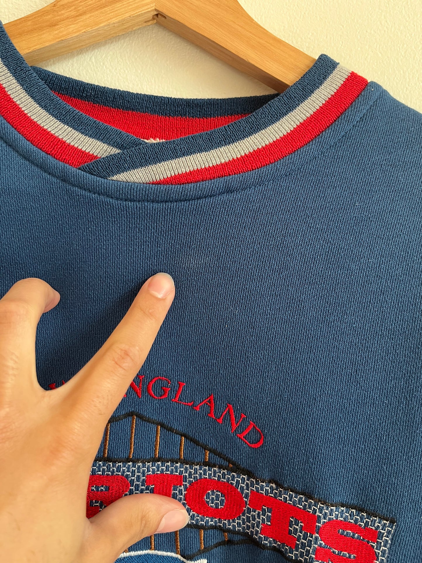 90s New England Patriots Starter Embroidered Crewneck (M)