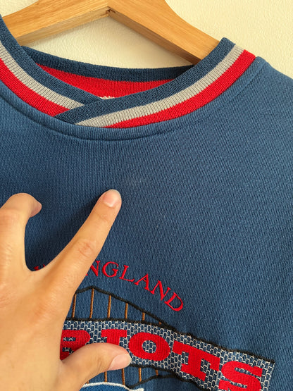 90s New England Patriots Starter Embroidered Crewneck (M)