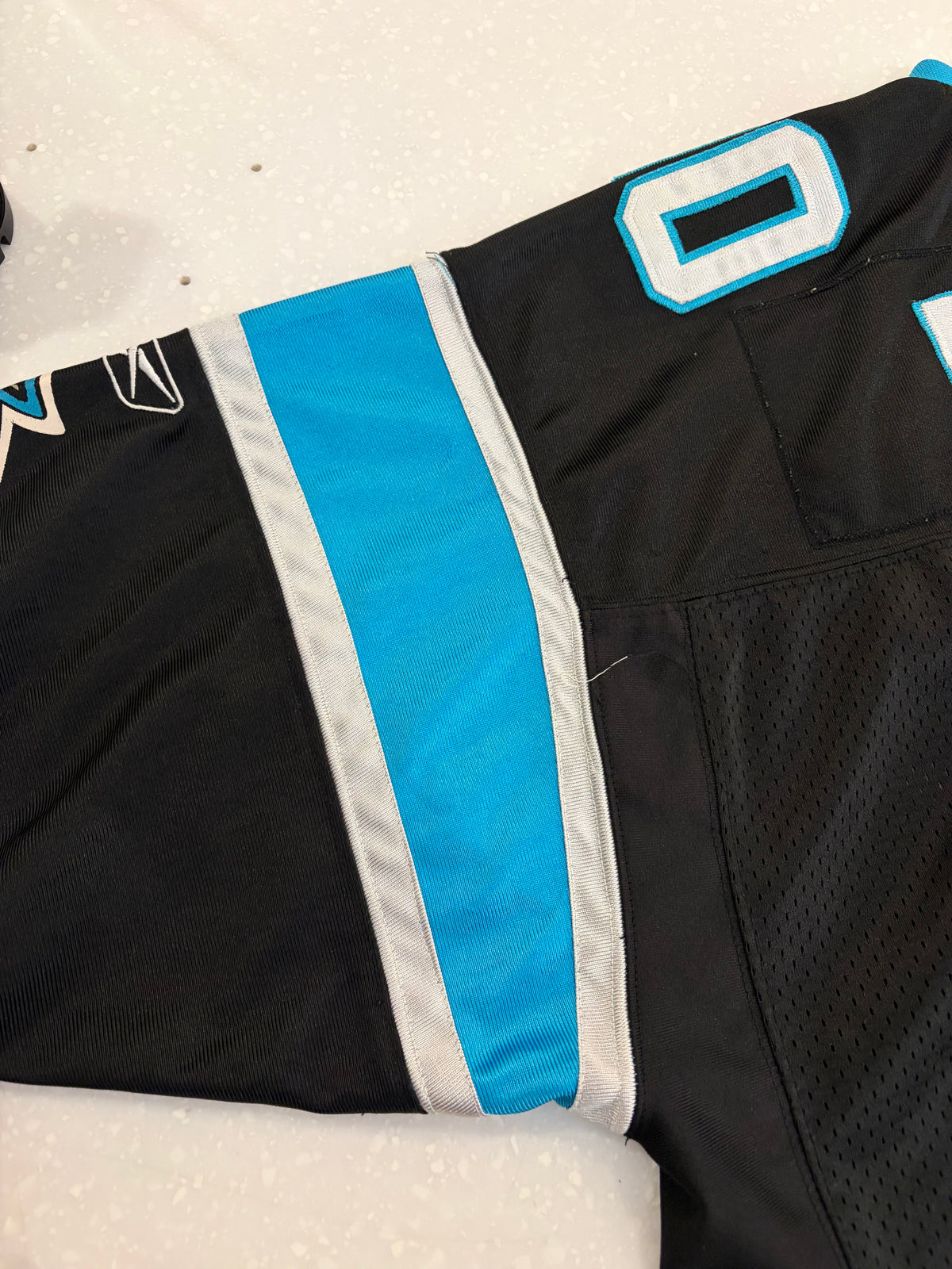 00s Carolina Panthers Julius Peppers Stitched Home Jersey (XXL)