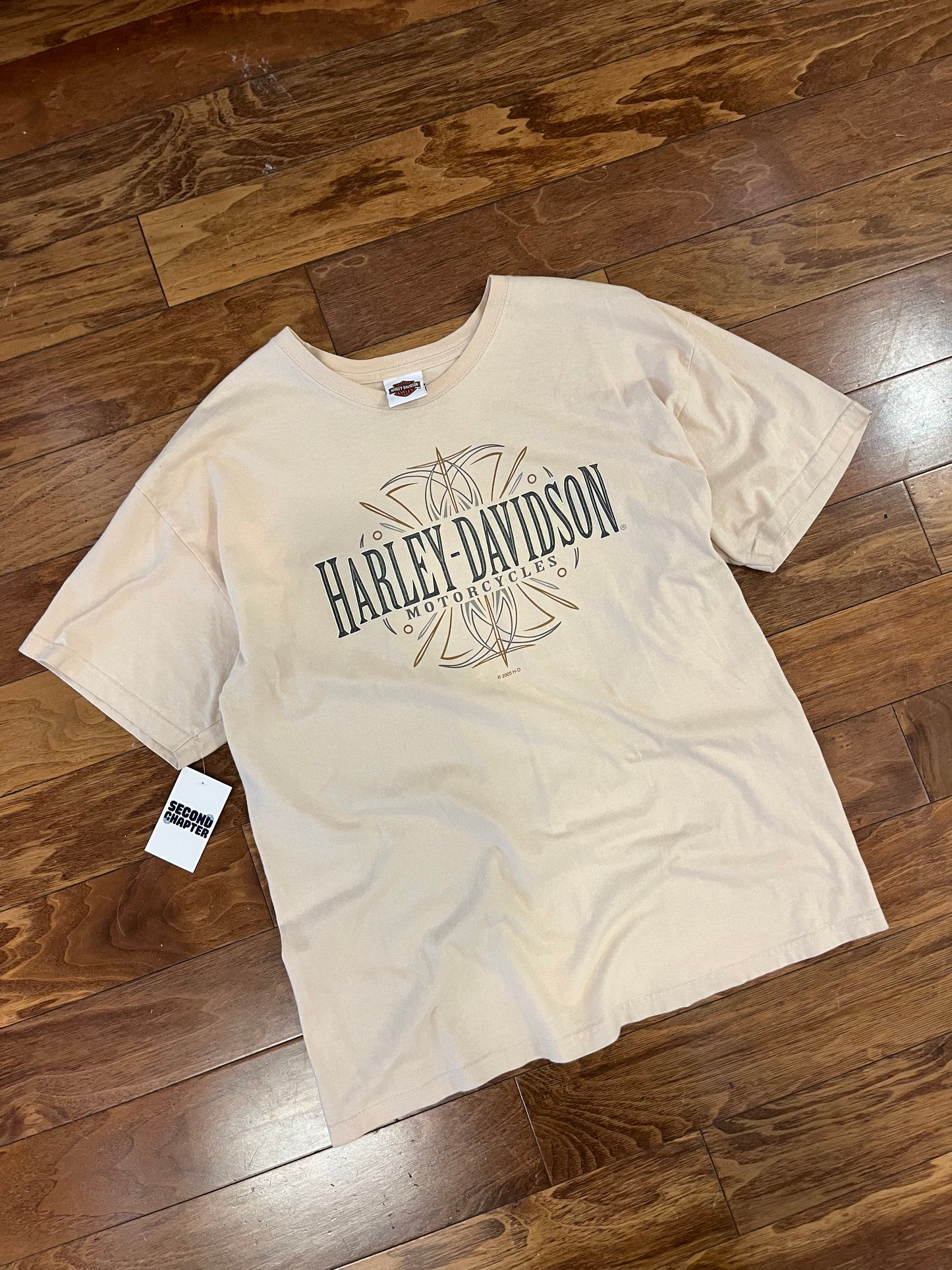 2005 Harley Davidson Cream Los Cabos Mexico Tee (XL)