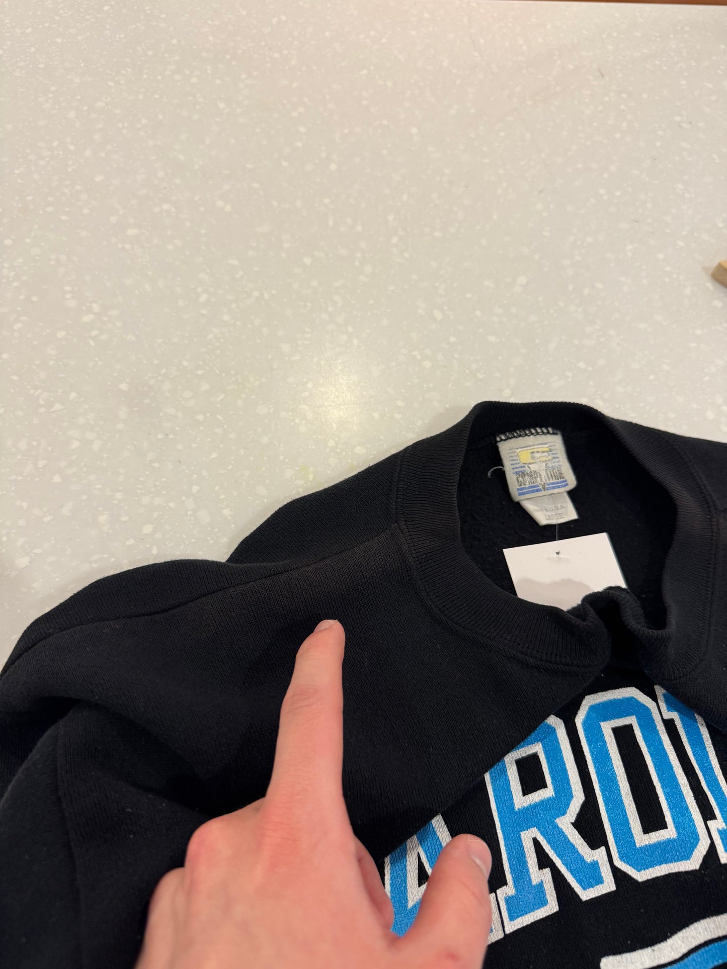 1993 Carolina Panthers Competitor Spell Out Crewneck (L)