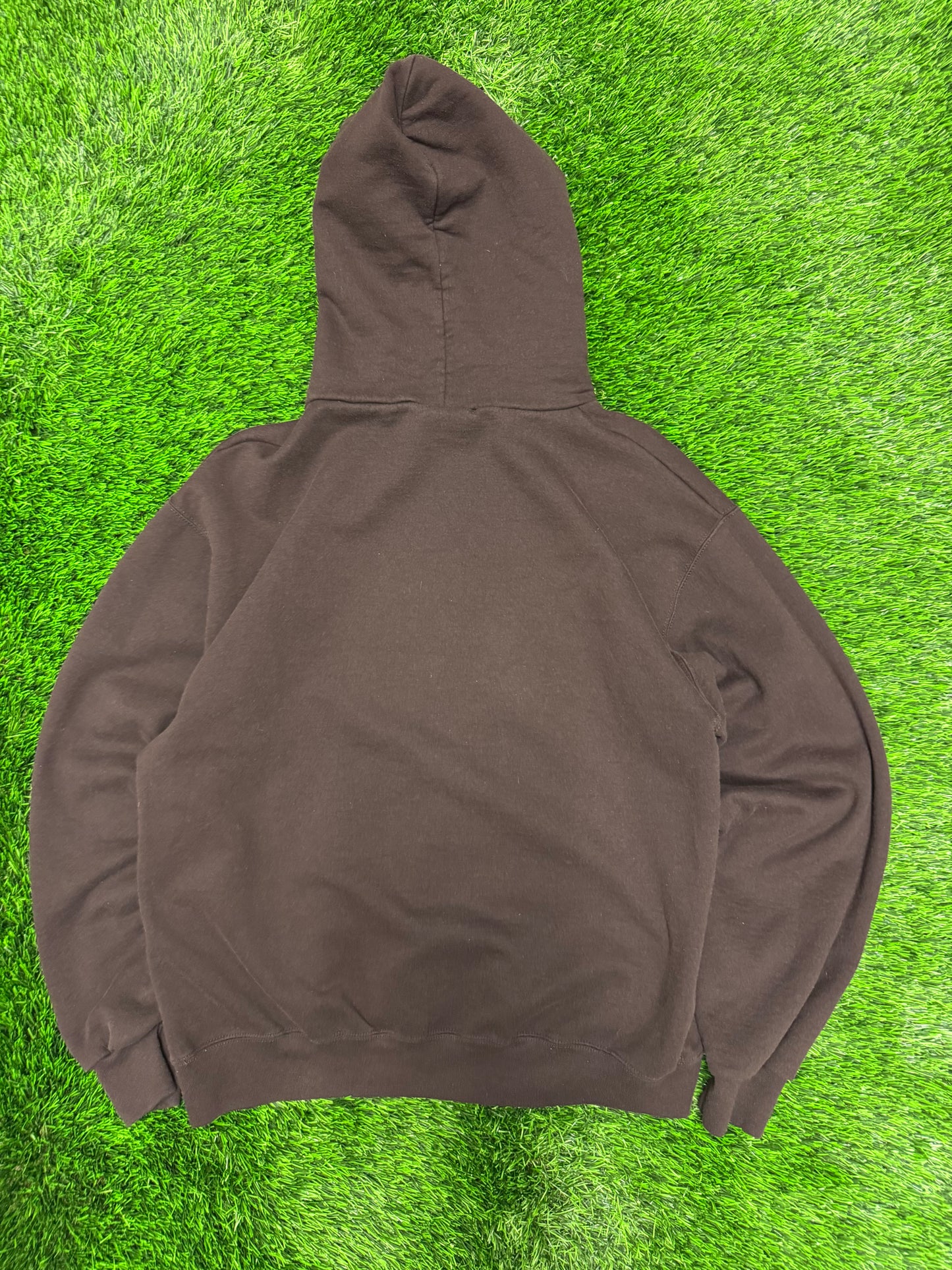 00s University of Clemson Mocha Vintage Champion Spell Out Hoodie (L)