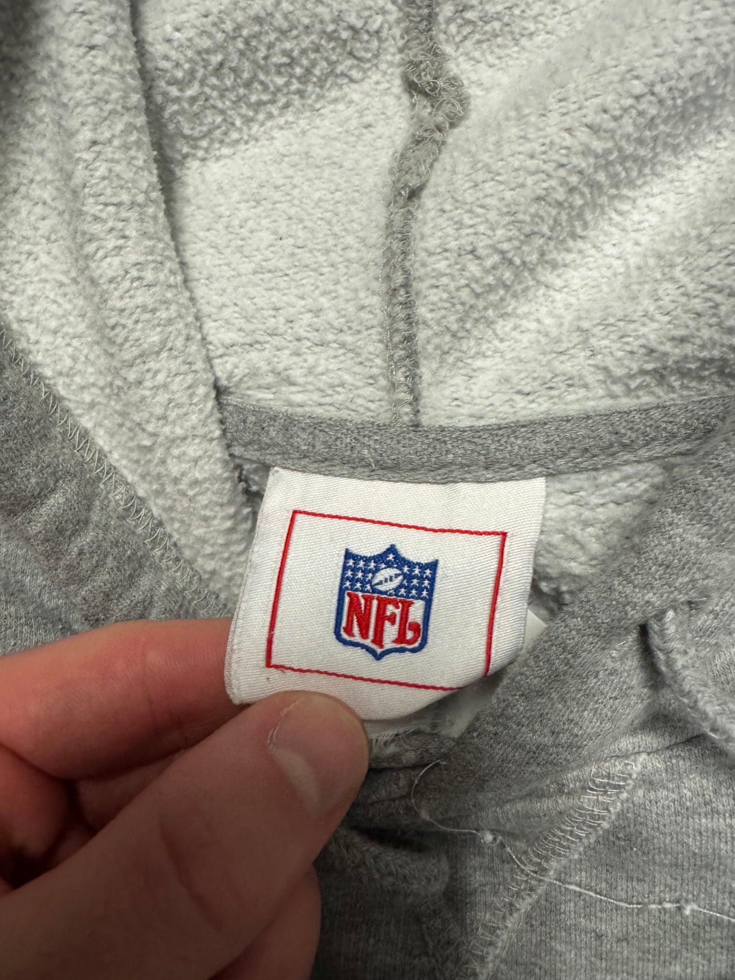 00s Carolina Panthers Spell Out Boxy NFL Hoodie (XL)