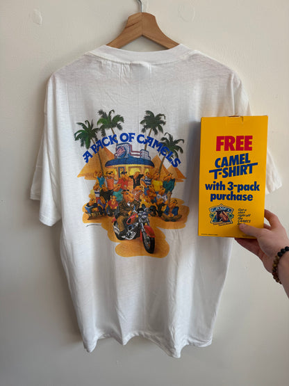 Camel Cigarettes Summer '90 "A Pack of Camels" Deadstock Tee (XL)