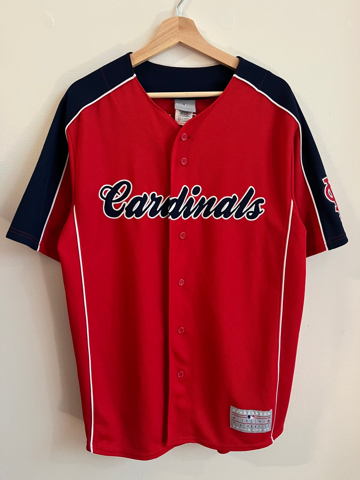 2010 St Louis Cardinals Yadier Molina Baseball Jersey (L)