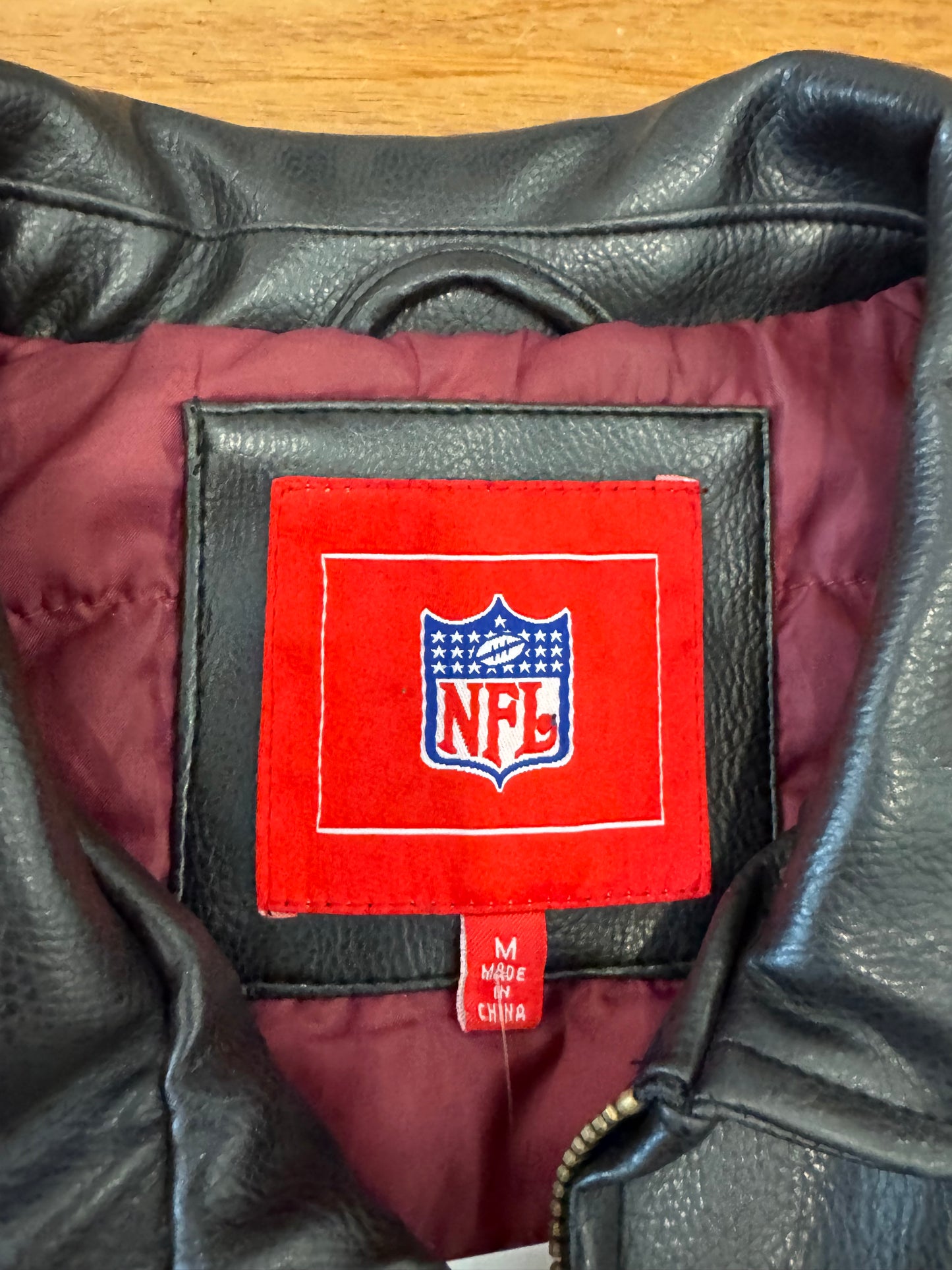 00s Washington Redskins NFL Leather Jacket (M)