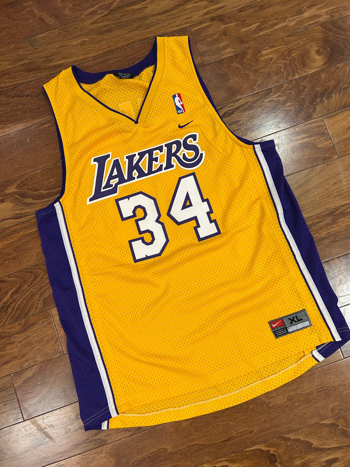 2001 Los Angeles Lakers Shaquille O'Neal Nike Jersey (XL)