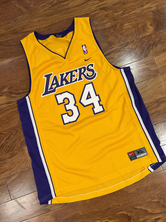 2001 Los Angeles Lakers Shaquille O'Neal Nike Jersey (XL)