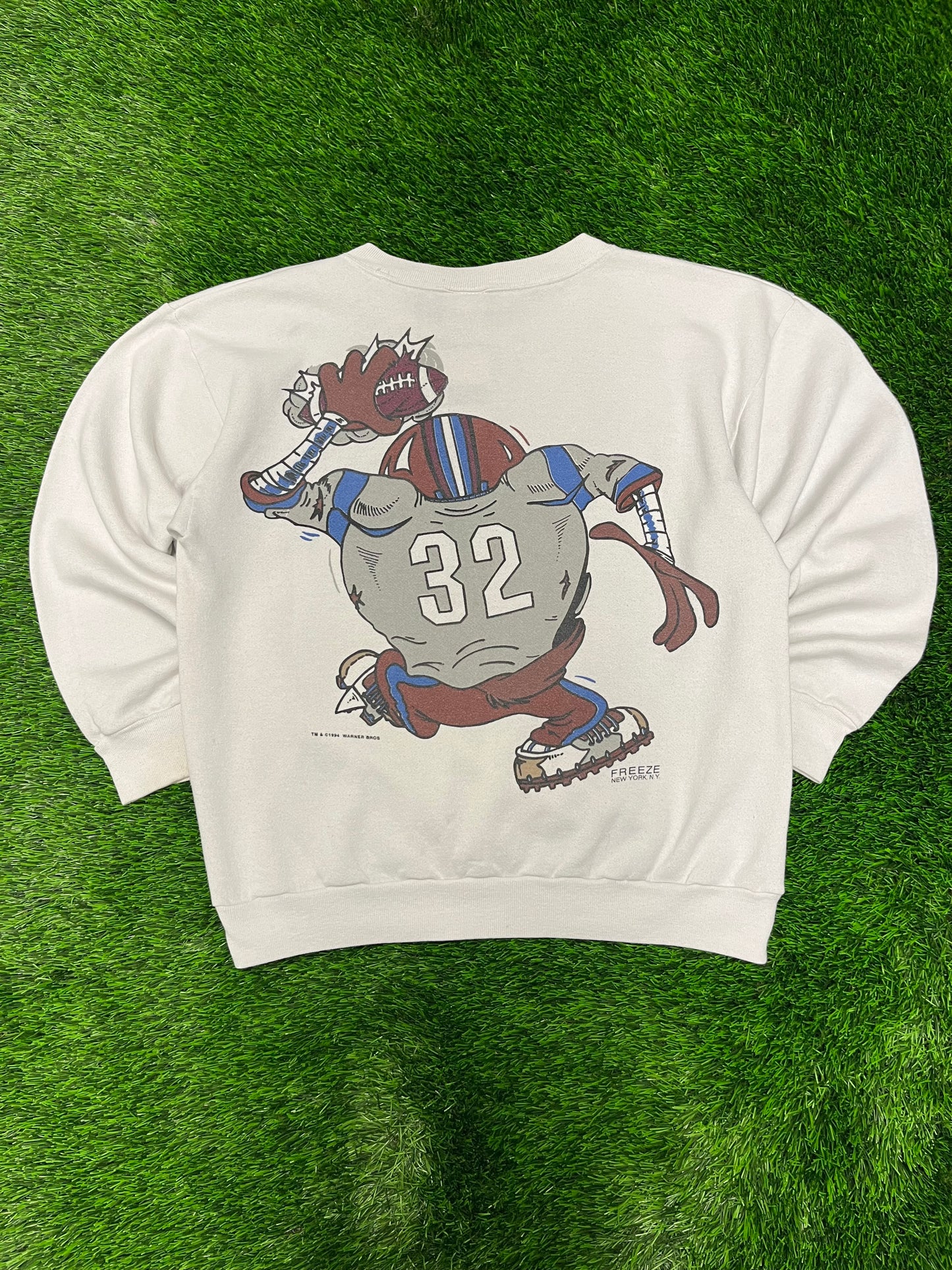 1994 Taz Defense Football AOP Crewneck (XL)