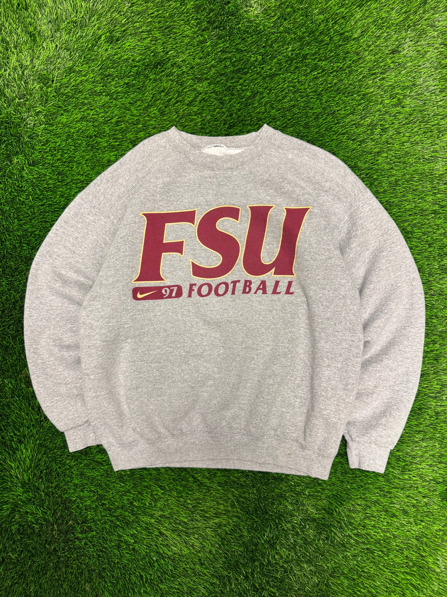 1997 Florida State University FSU Football Vintage Nike Crewneck (L)