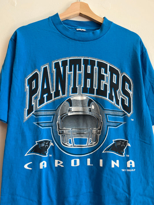 1995 Carolina Panthers Blue Helmet Tee (M)