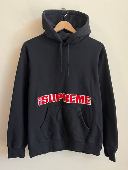 2019 Supreme Embroidered Black Hoodie (M)