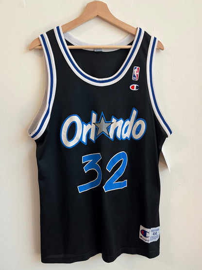 90s Orlando Magic Shaquille O'Neal #32 Champion Jersey (M)