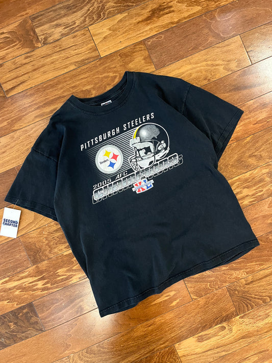 2005 Pittsburgh Steelers Champions Vintage Tee (L)