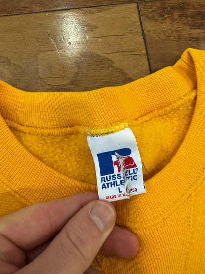 00s Russell Athletics Gold Essential Vintage Crewneck (L)