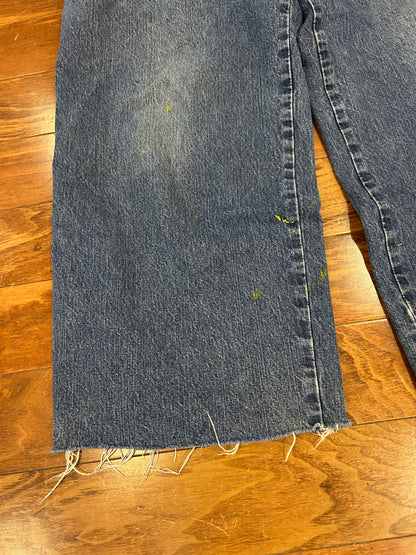 00s Jnco Dark Wash Vintage Tribal Jeans (36 x 29)