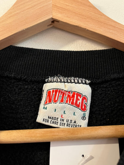 1993 Carolina Panthers Nutmeg Black Crewneck (L)