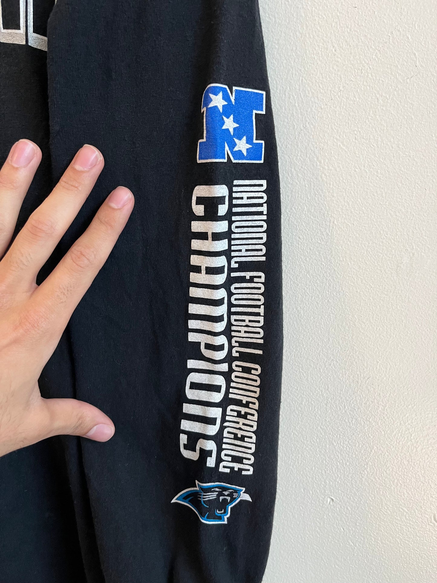 2003 Carolina Panthers Super Bowl Long Sleeve Shirt (M)