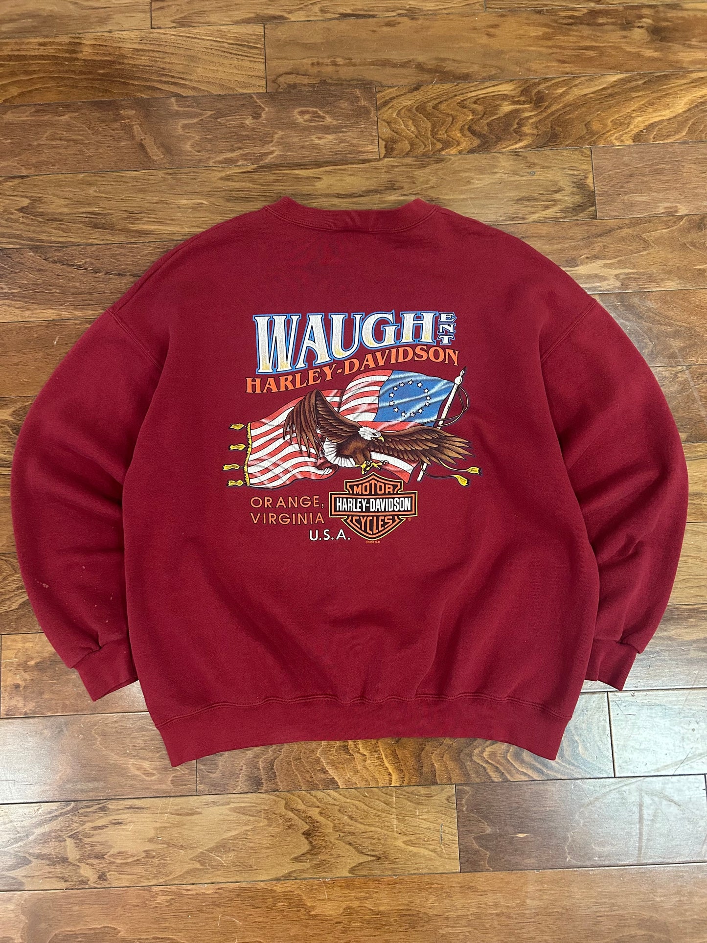 2003 Harley Davidson Maroon Virginia Crewneck (XL)