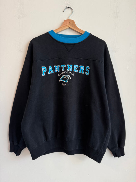 00s Carolina Panthers Embroidered NFL Crewneck (L)