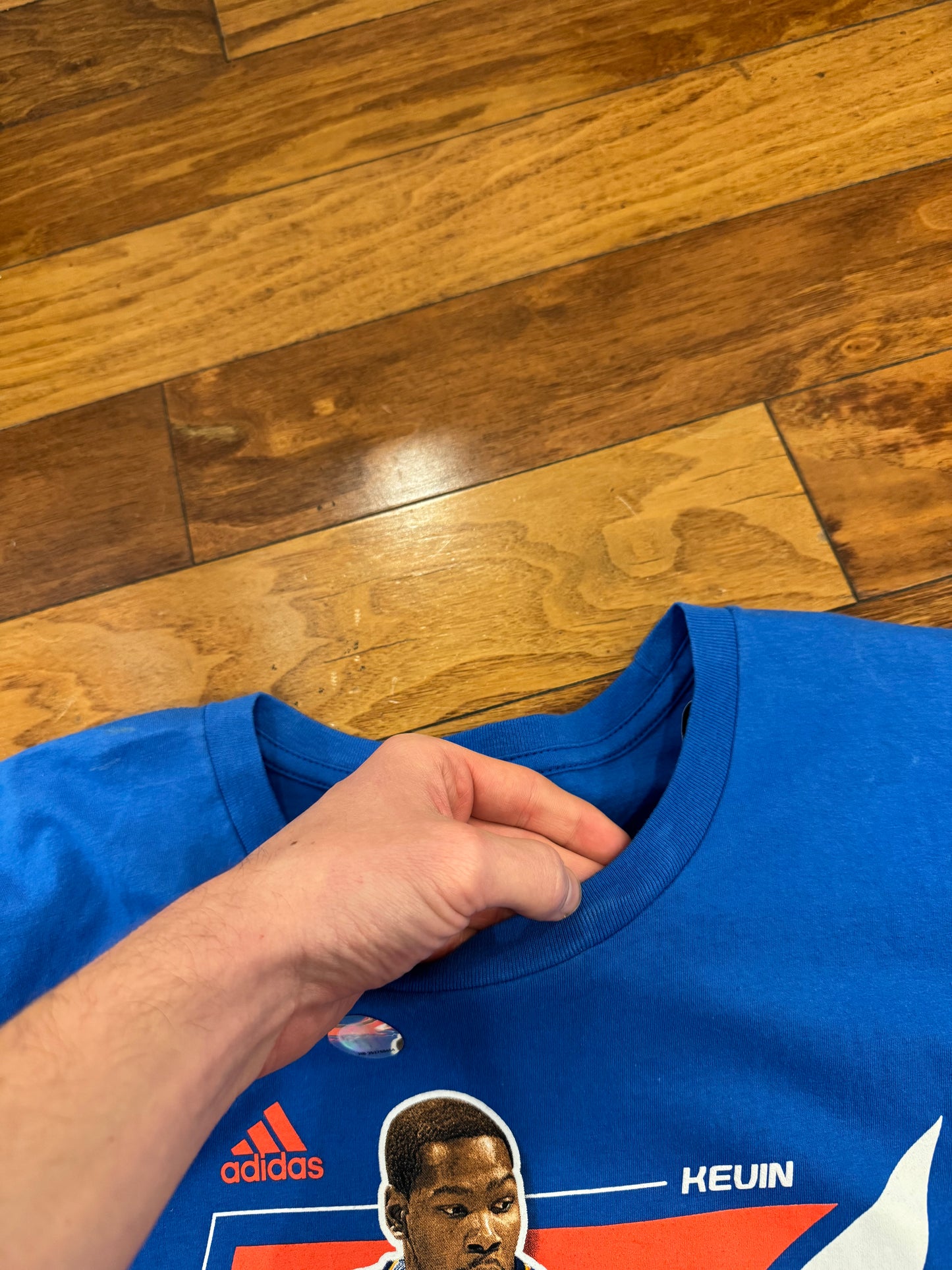 2012 OKC Thunder Kevin Durant Adidas Tee (XL)