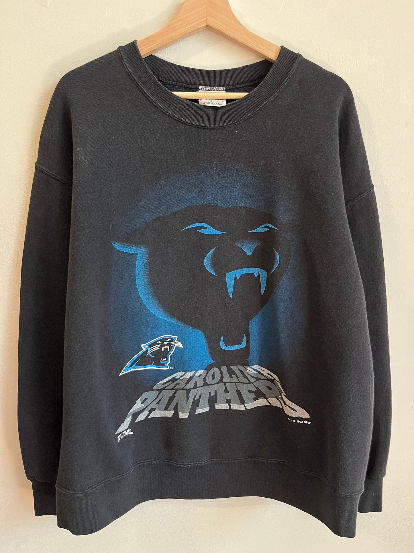 1993 Carolina Panthers Nutmeg Shadow Crewneck (L)