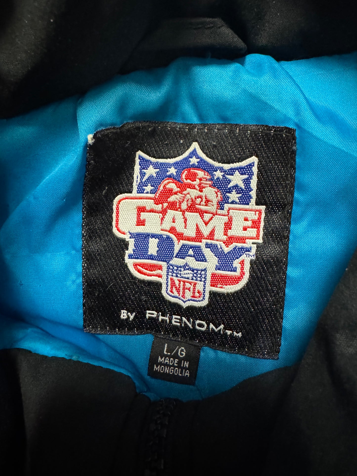 00s Carolina Panthers Game Day Puffer Jacket (L)