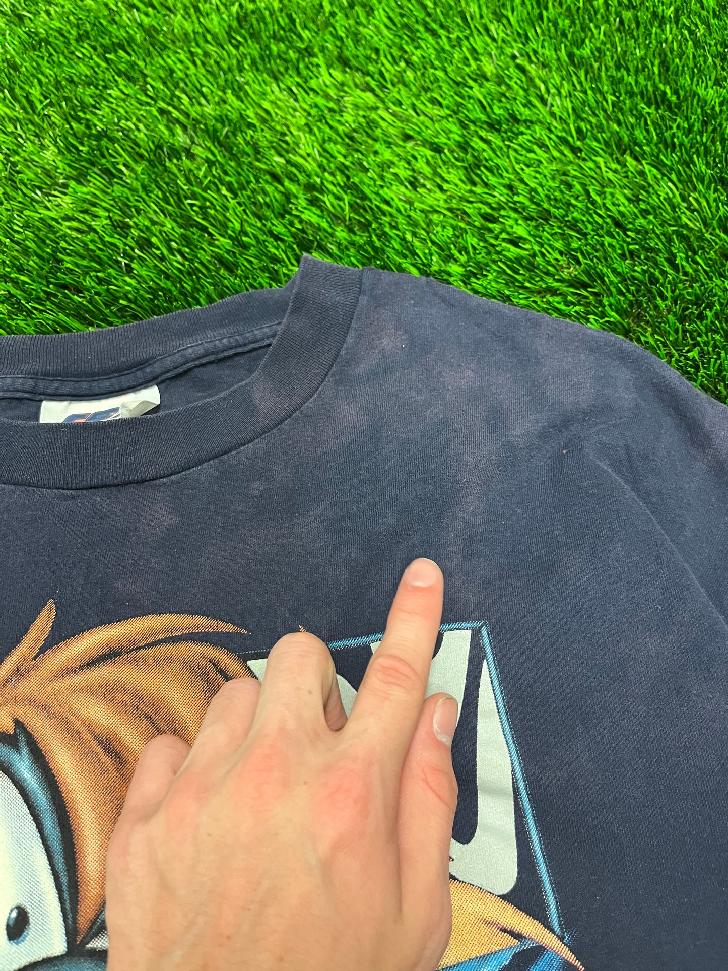 1998 Dallas Cowboys Taz Stained Faded Tee (XL)