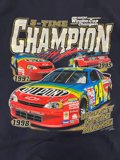 1998 Nascar Jeff Gordon 3x Champ Tee (XXL)