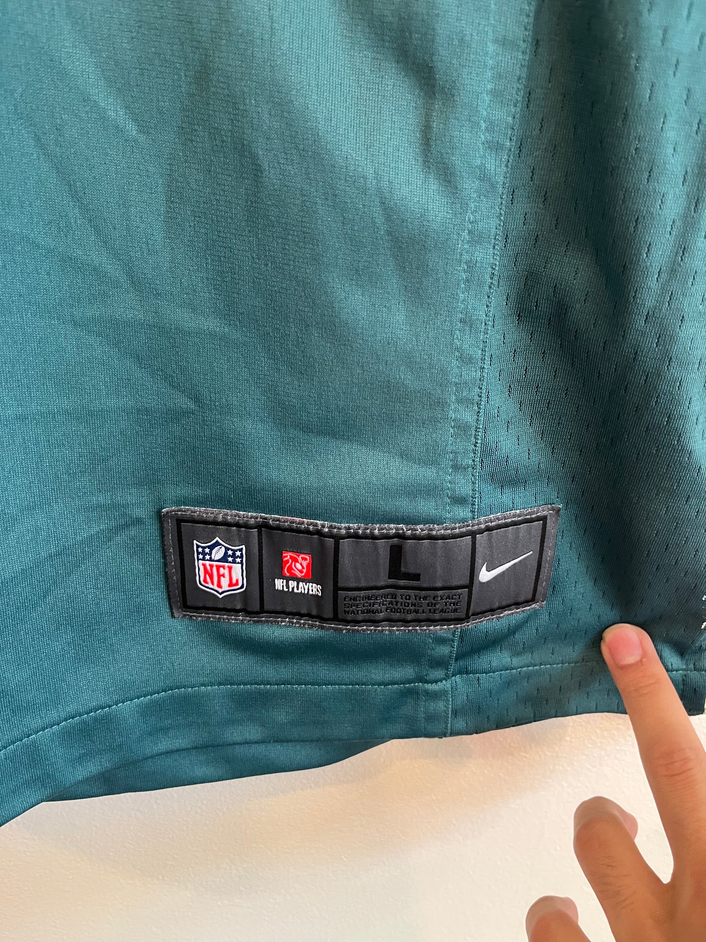 2015 Philadelphia Eagles Carson Wentz Nike Jersey (L)