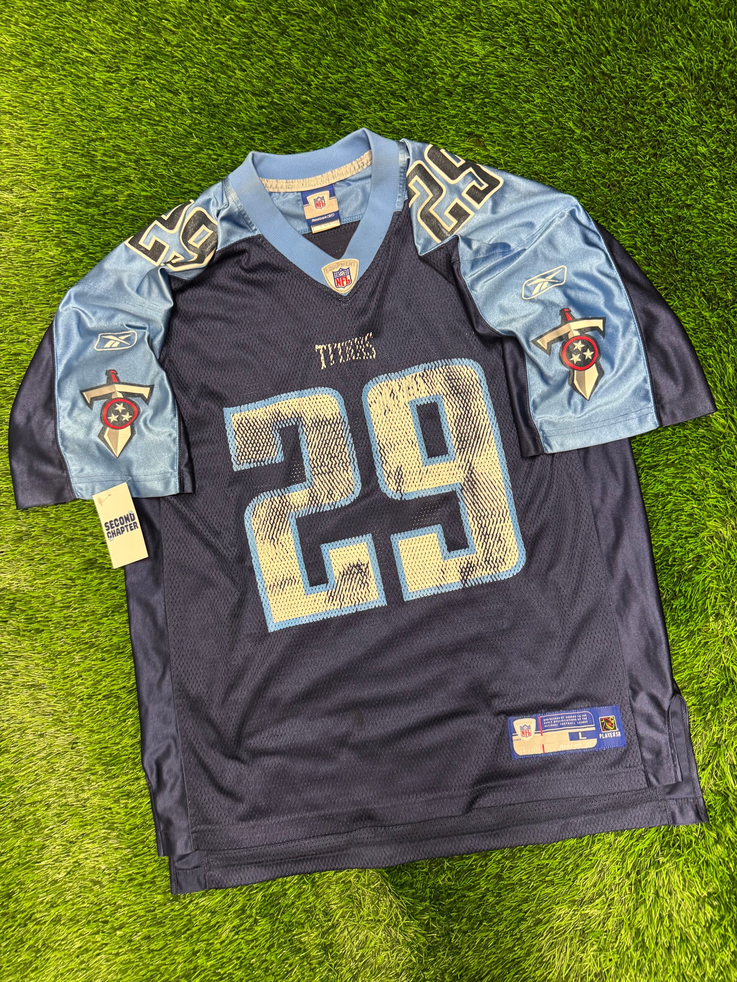 Tennessee Titans Chris Brown #29 Reebok Jersey (L)