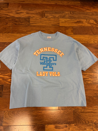 90s Tennessee Lady Vols Vintage Champion Cropped Tee (XL)