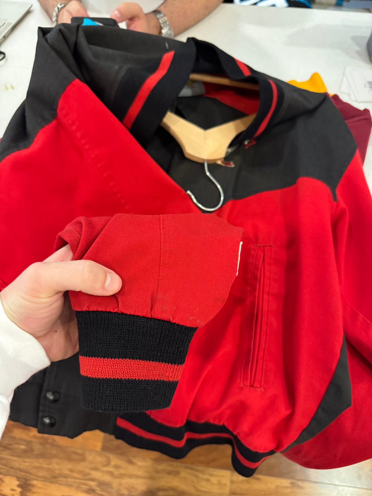 90s Hickory Crawdads Vintage MLB Letterman Jacket (XL)