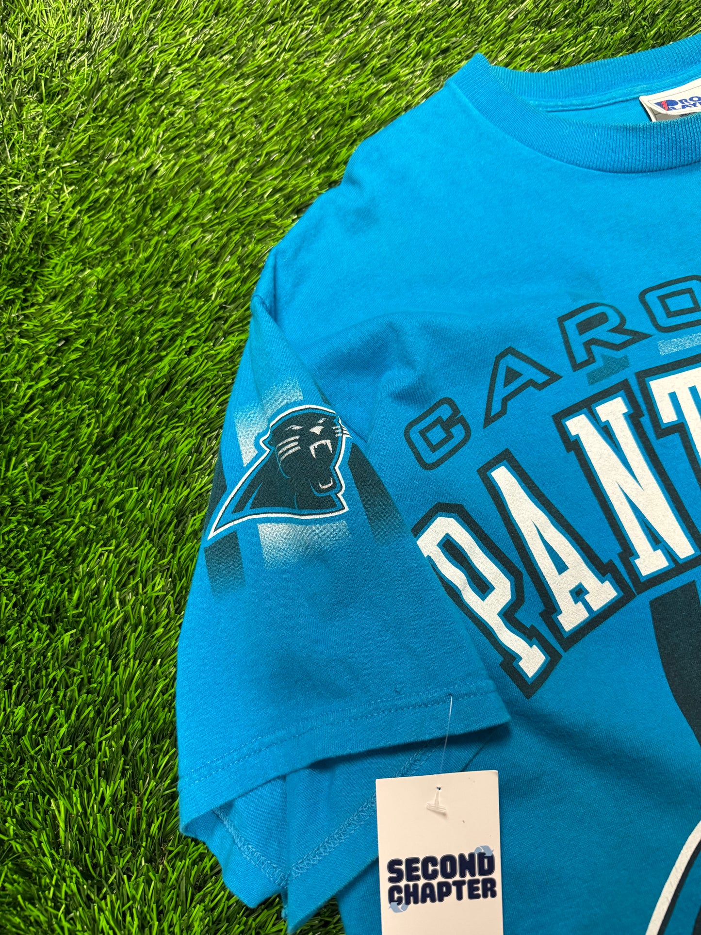 90s Carolina Panthers Pro Player Front/Back Vintage Tee (XL)