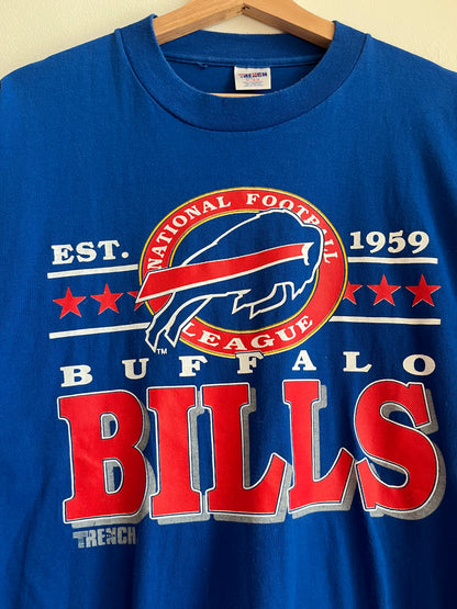 90s Buffalo Bills Vintage Trench Tee (XL)