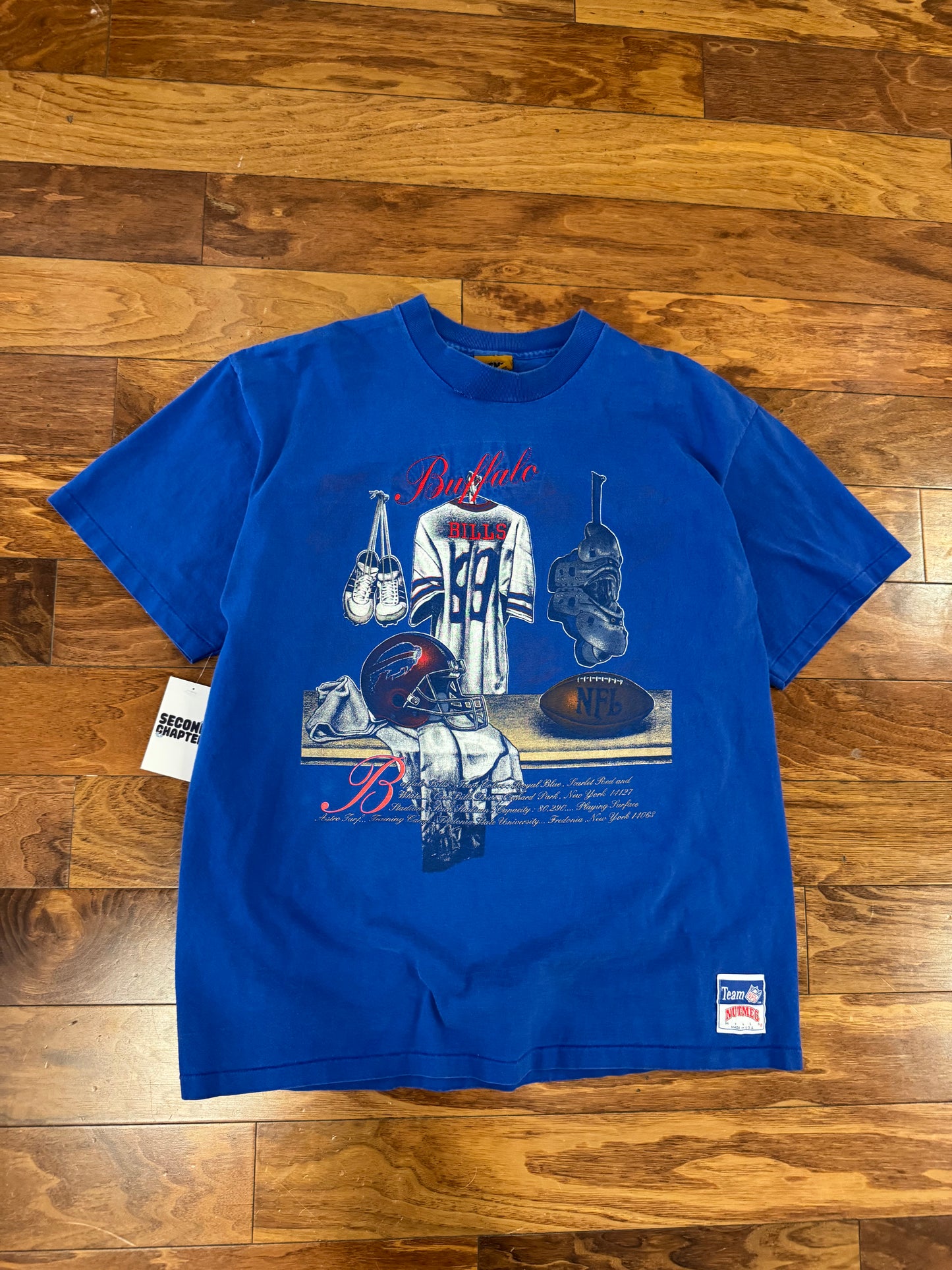 90s Buffalo Bills Nutmeg Locker Room Tee (XL)