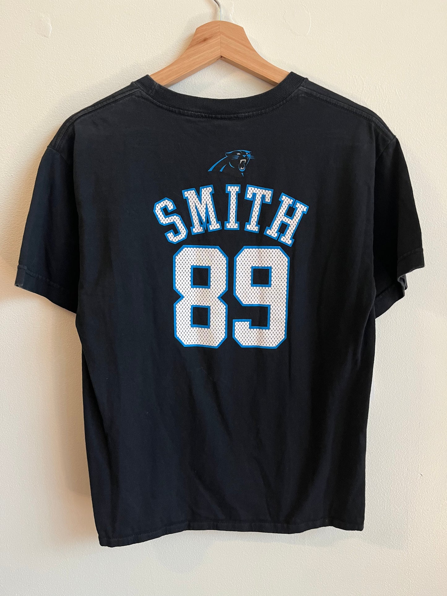 00s Carolina Panthers Steve Smith Number 89 Jersey Tee (Youth L)