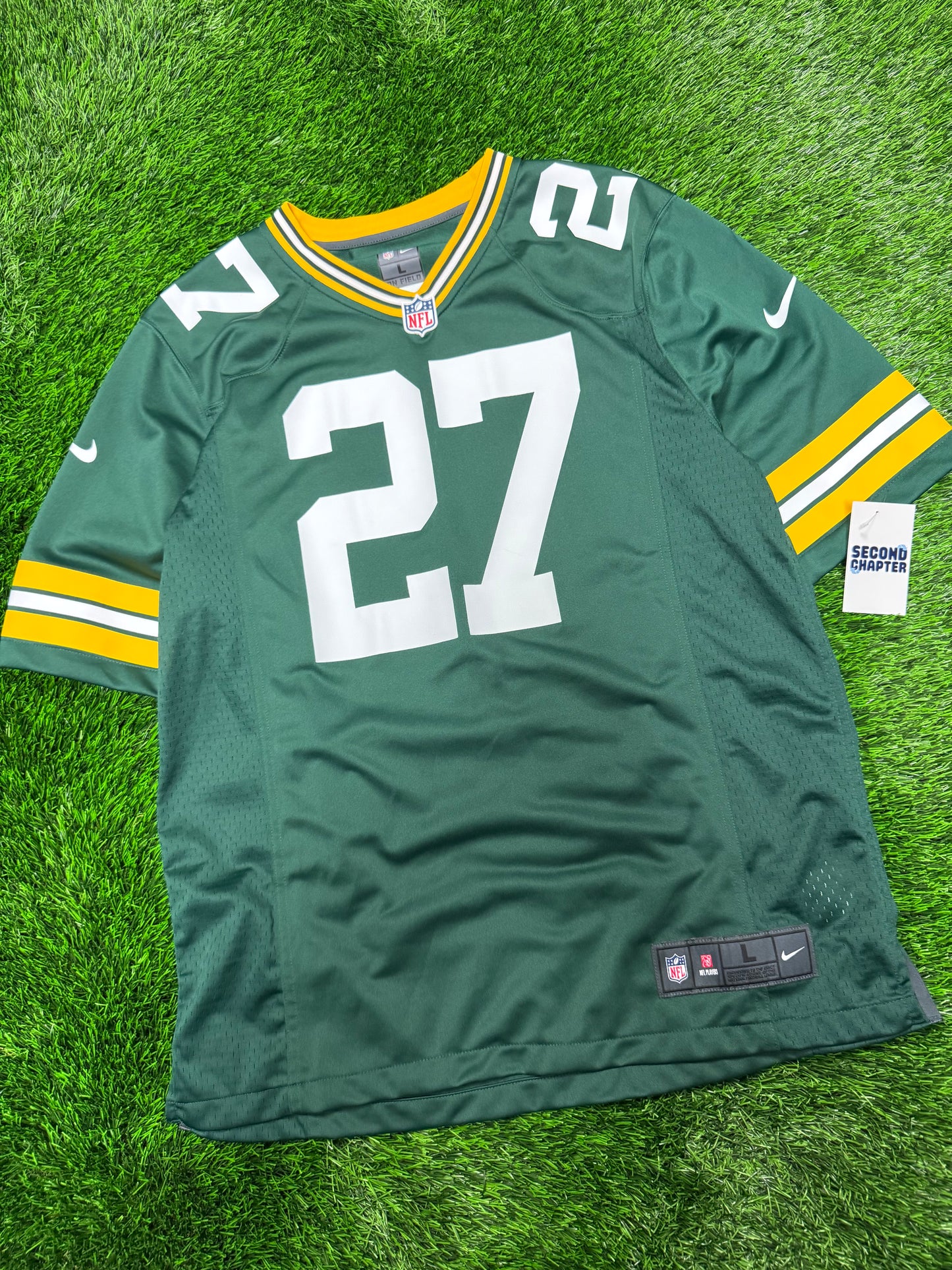 Green Bay Packers Eddie Lacy #27 Nike Jersey (M)