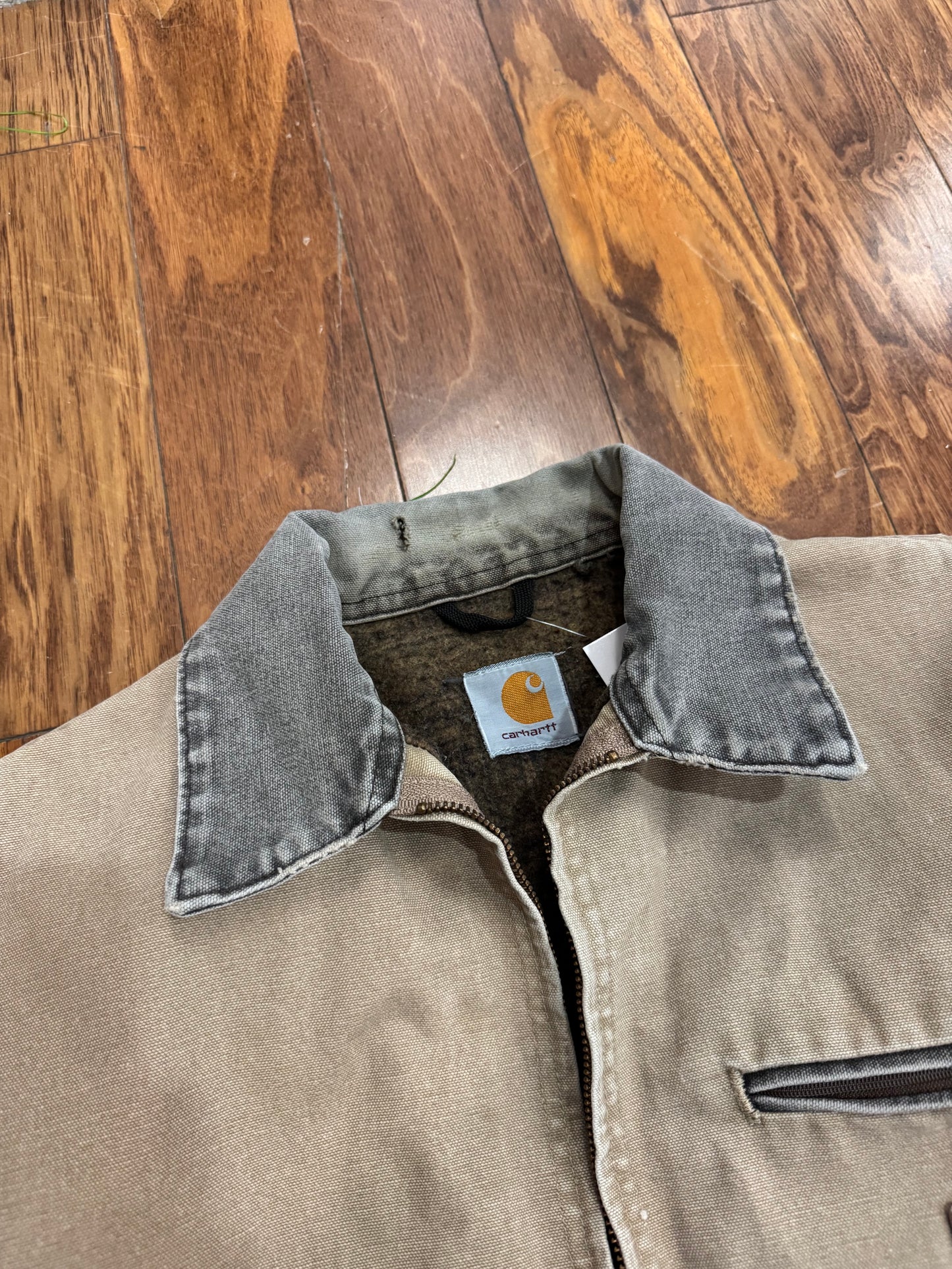 00s Carhartt Detroit Sand Faded Jacket (L)