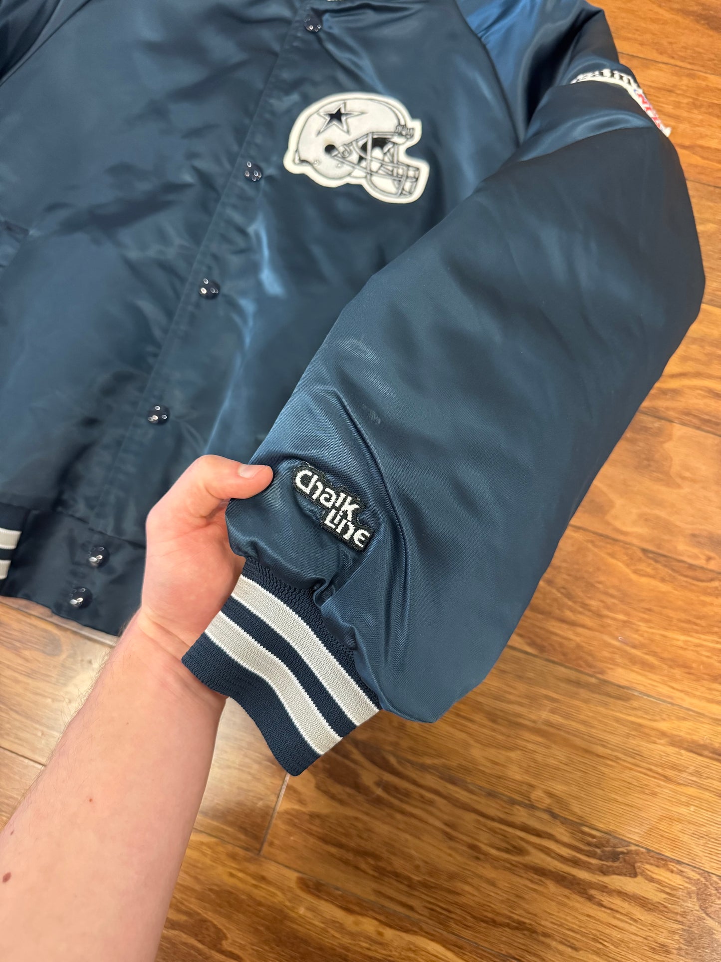 90s Dallas Cowboys Chalk Line Jacket (L)