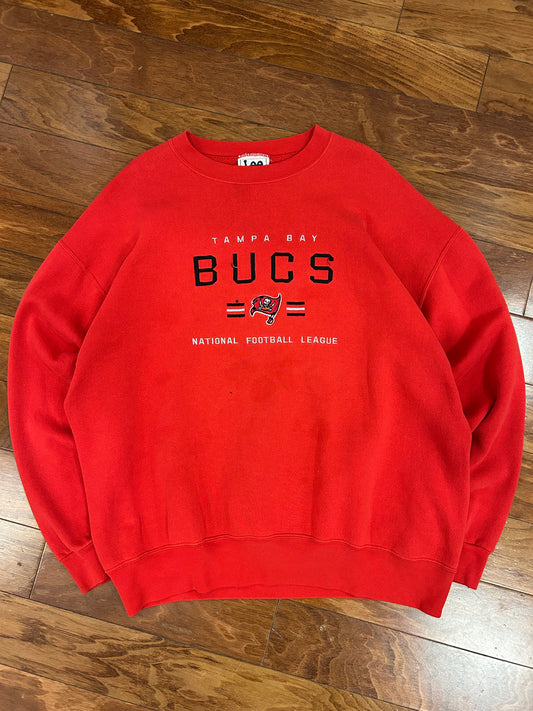 00s Tampa Bay Buccaneers Lee Embroidered Crewneck (XL)