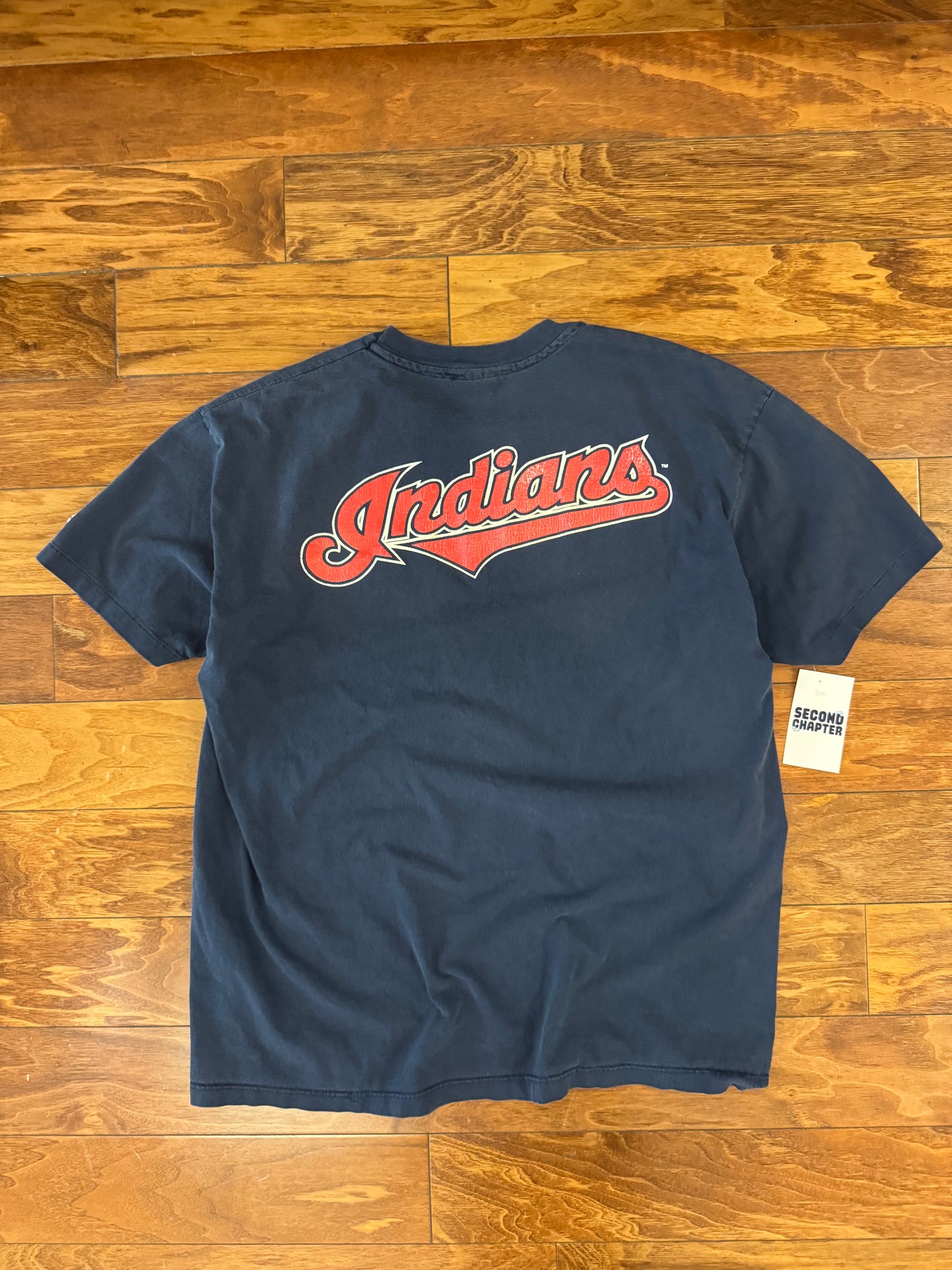 90s Cleveland Indians Champion Vintage MLB Tee (XL)
