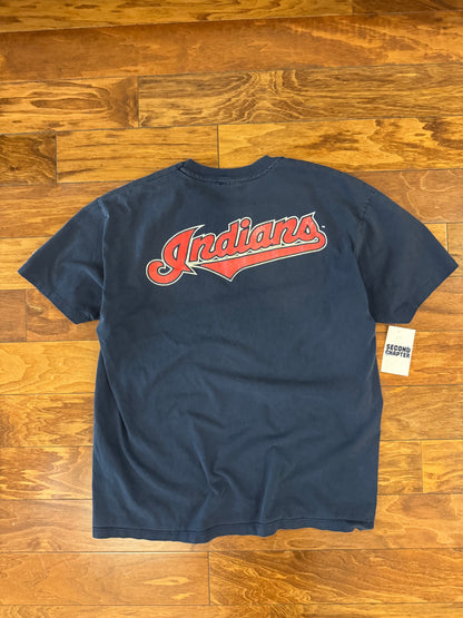 90s Cleveland Indians Champion Vintage MLB Tee (XL)