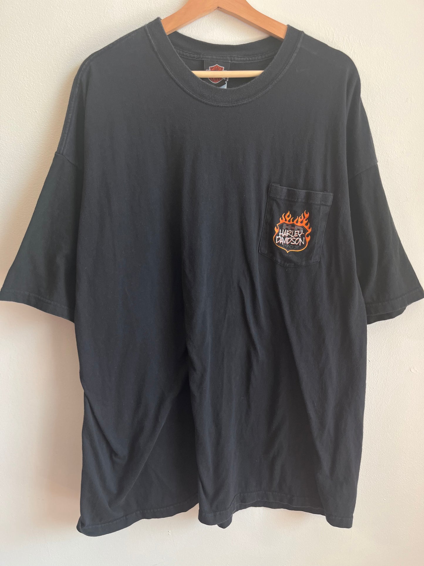 2003 Harley Davidson McCoy's Flames Pocket Tee (XXXL)