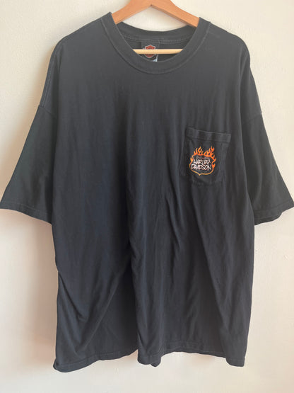 2003 Harley Davidson McCoy's Flames Pocket Tee (XXXL)